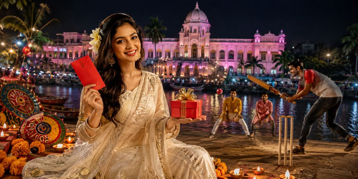 ঢাকায় পহেলা বৈশাখে ক্রিকেট বেটিং করছেন একজন ব্যবহারকারী