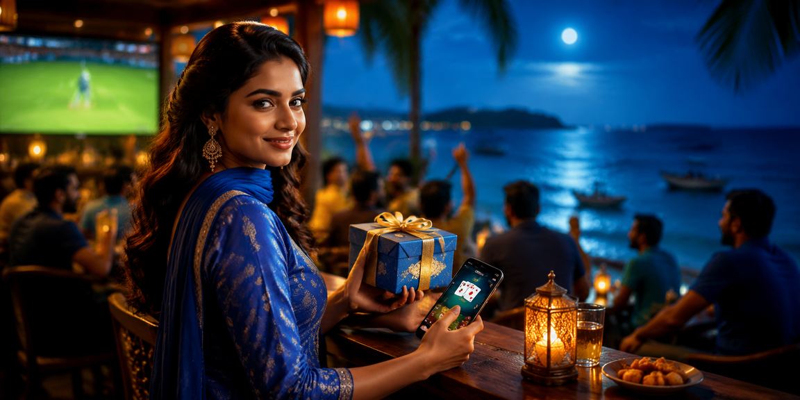 সেন্ট মার্টিনে সালোয়ার কামিজ পরে ক্রিকেট বেটিং করছেন একজন ব্যবহারকারী